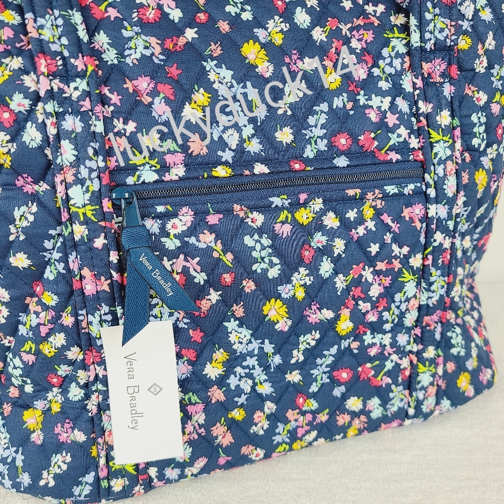 Vera Bradley Vera Tote Scattered Wildflowers NWT - Picture 5 of 9